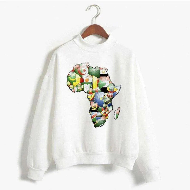 Africa Map Pullover