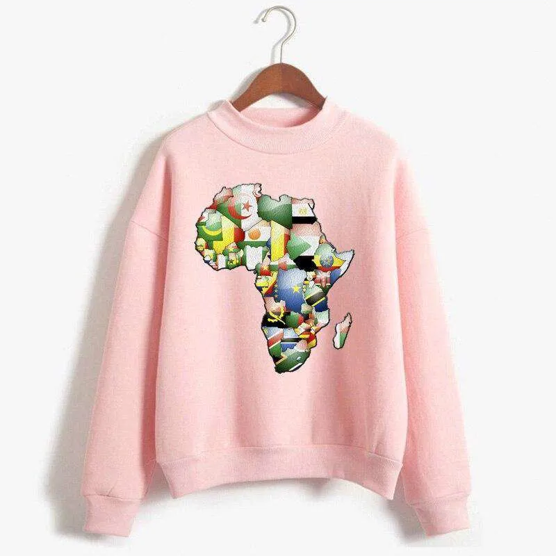 Africa Map Pullover