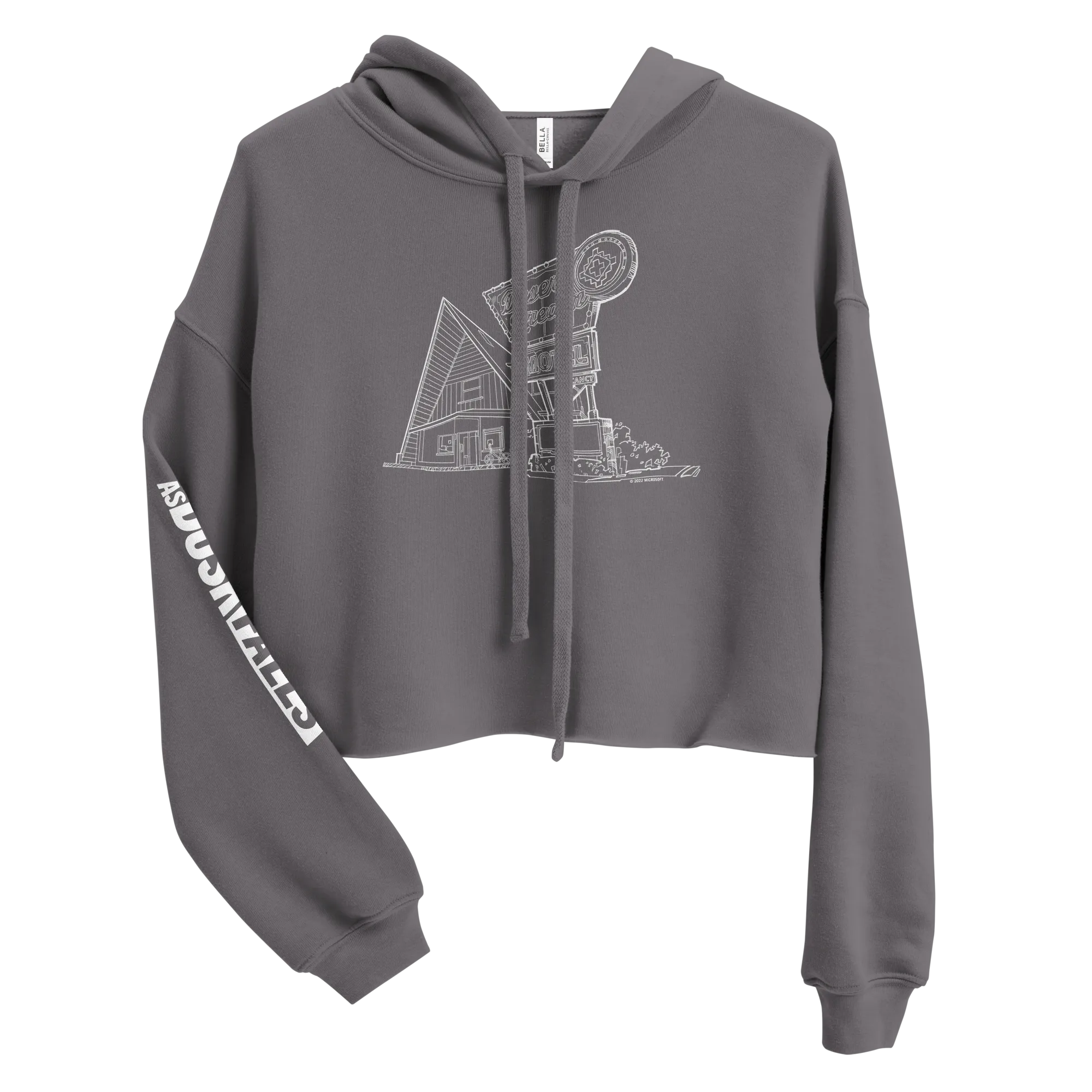 As Dusk Falls Desert Dream Women's Crop Hoodie