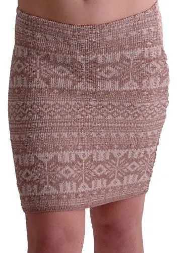 Aztec Cozy Knitted Skirt