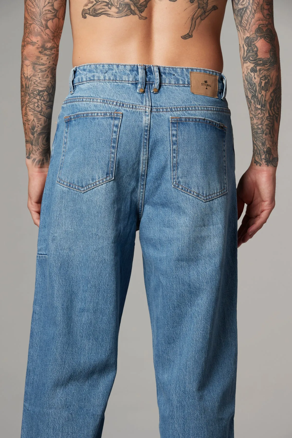 Big Slacker Denim Jean Dark Dust Blue