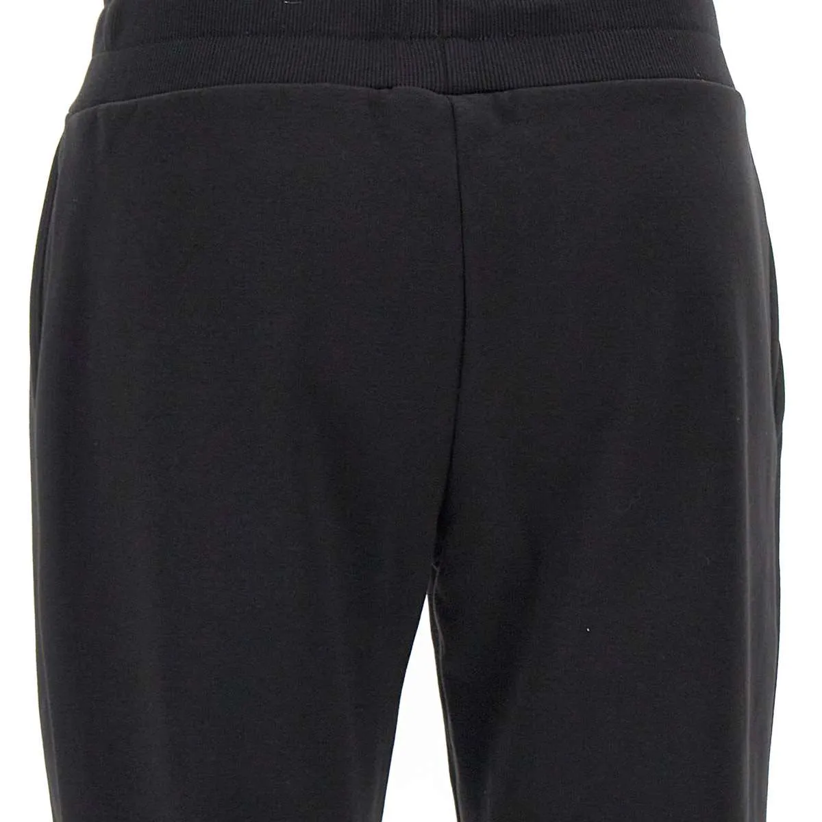 Black Cotton Blend Jogger for Women