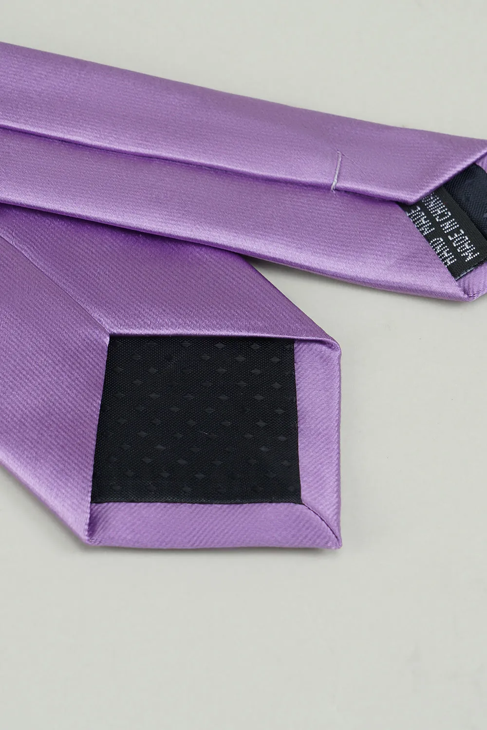 Blue Solid Formal Tie For Men