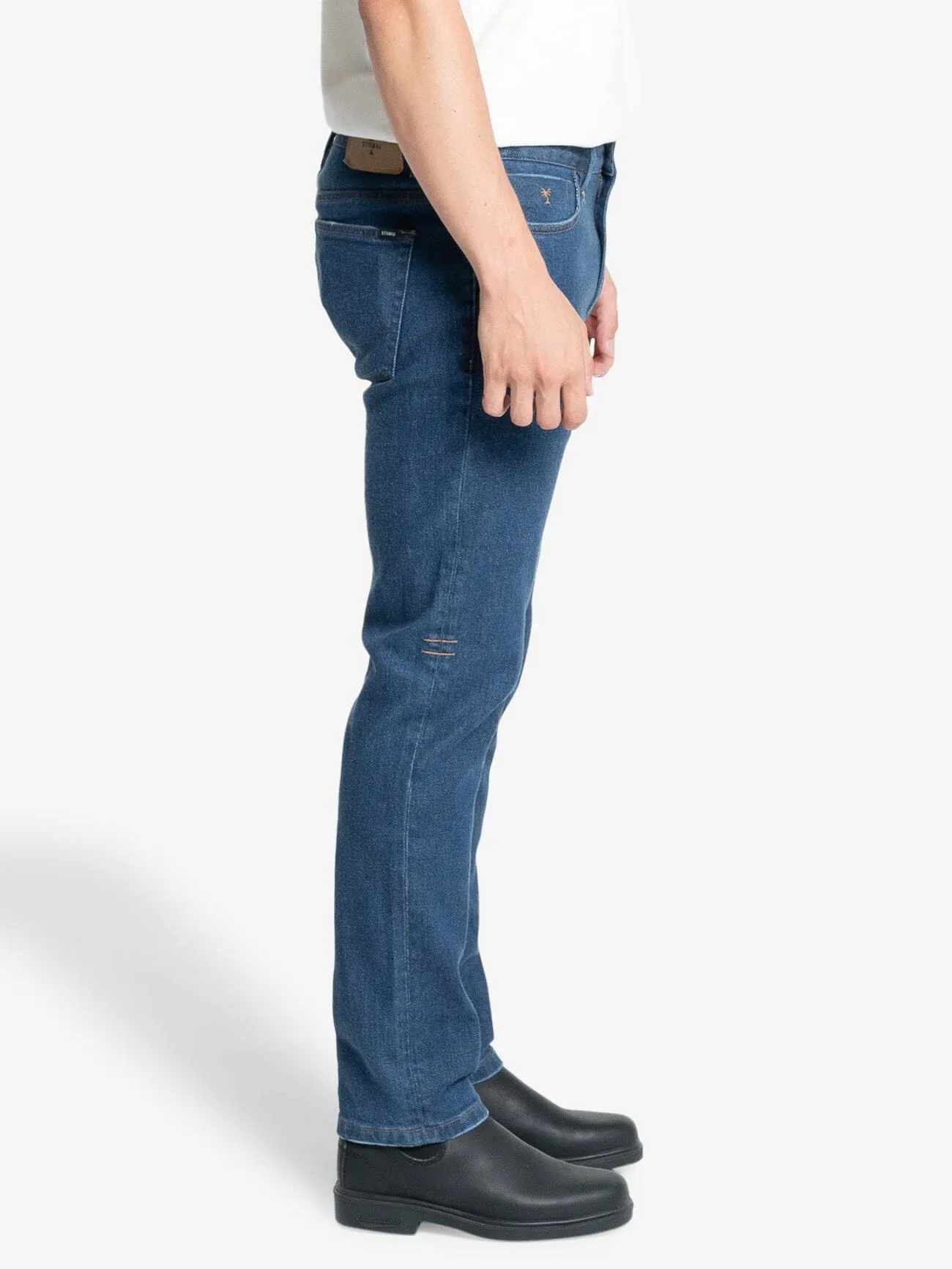 Bones Denim Jean - Double Indigo Rinse