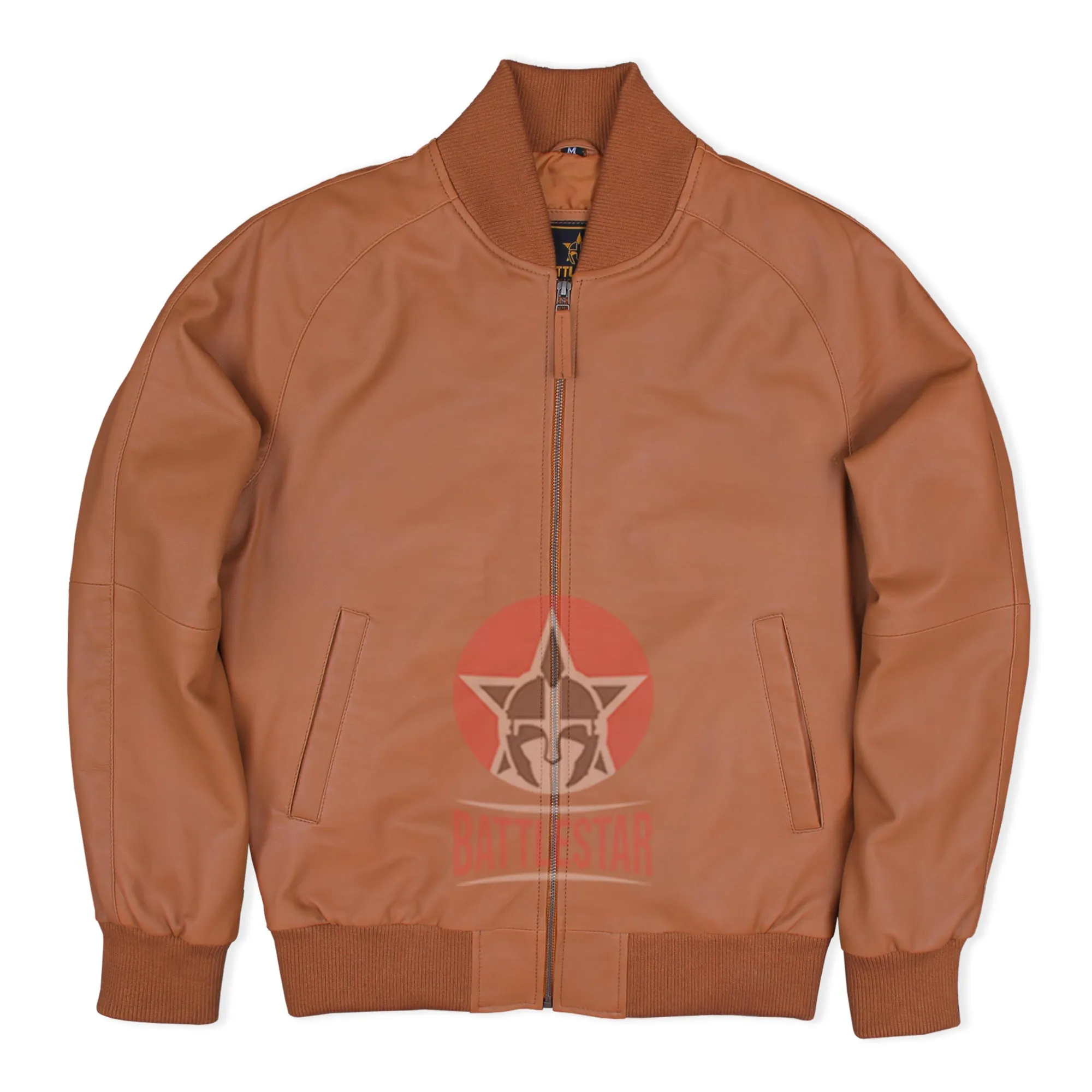 Brown Full Leather Classic Varsity Baseball Jacket