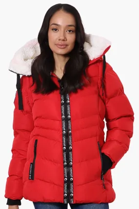 Canada Weather Gear Zip Off Sleeve Bomber Jacket - Red