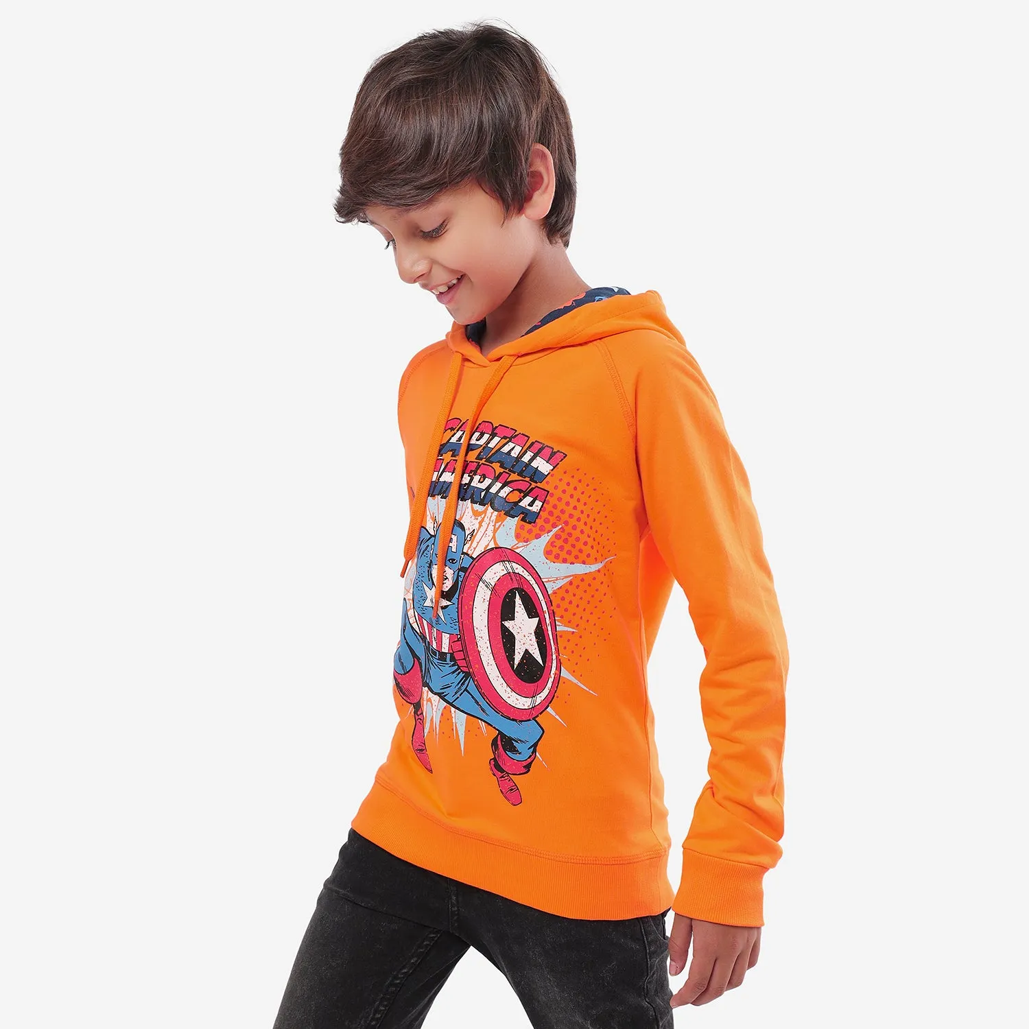 Captain America Boys Hoodies