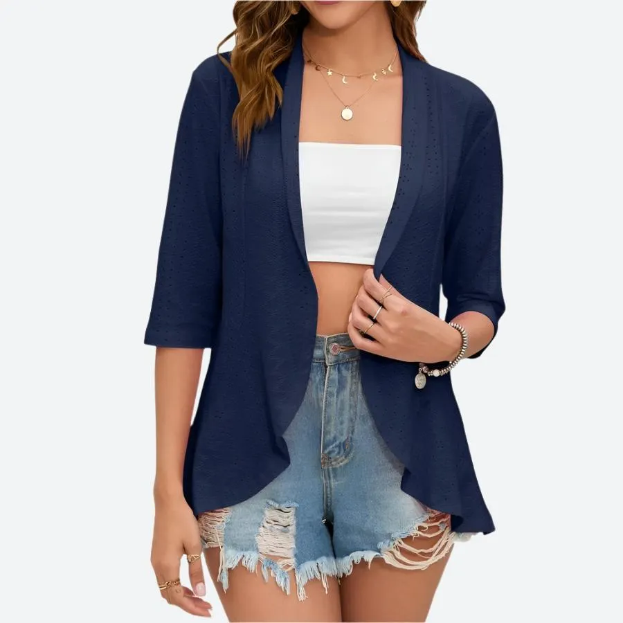 Casual Lightweight Open Front Cardigans