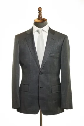 Classic Fit Grey on Grey Pinstripe Sport Jacket ST-423