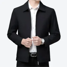 Classic Slim-Fit Zipper Business Jackets