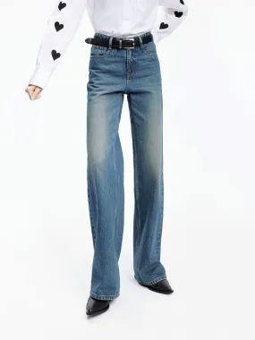 Comfy Cotton Straight Jeans