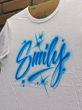 Custom Apparel | "Script" Style name