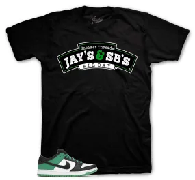 Dunk SB Low Classic Green Jays & SBs Shirt