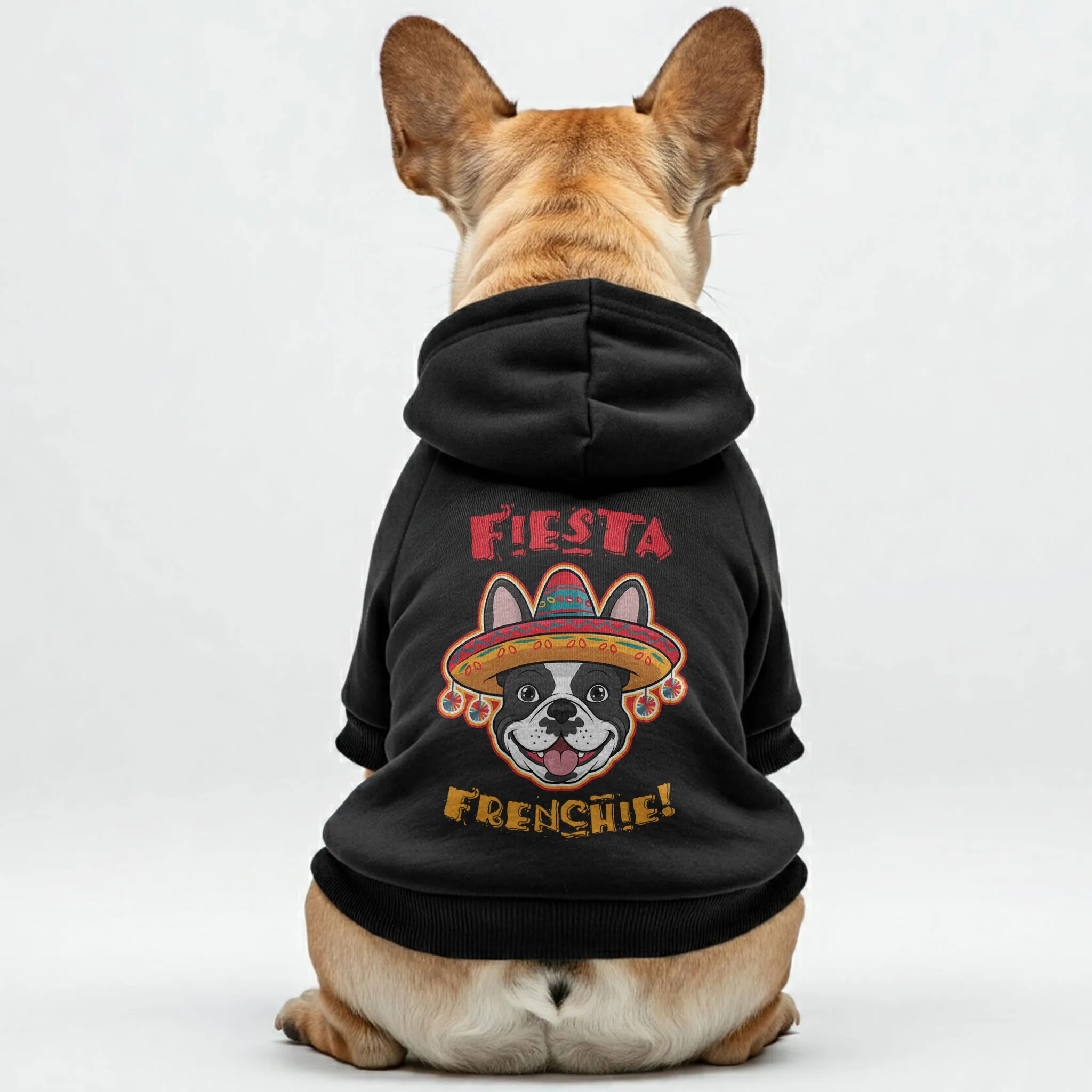 Fiesta Frenchie! - Personalized French Bulldog Hoodies with Funny Quotes – Stylish, Cozy, and Premium 100% Cotton