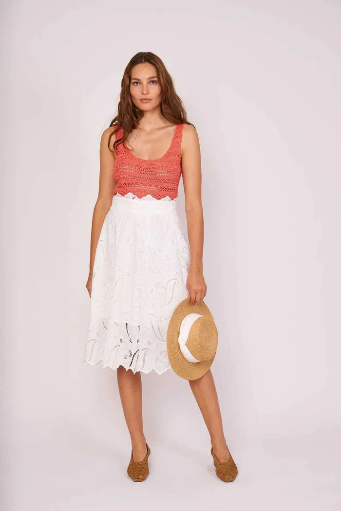 Framboise Skirt - White