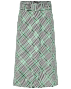 Green Bonotto Check Modern Heritage Skirt