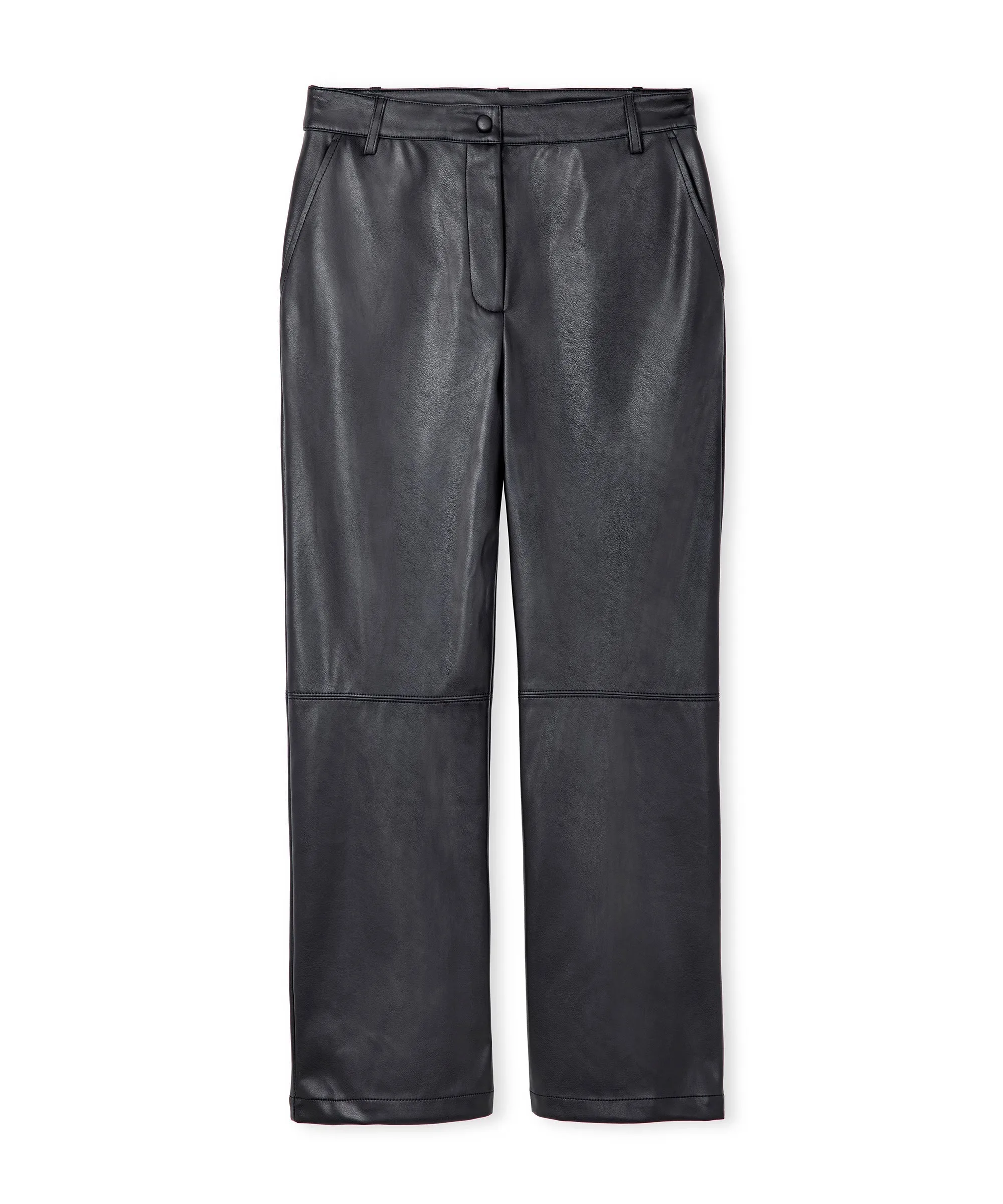 Ipekyol Leather Look Trousers Black