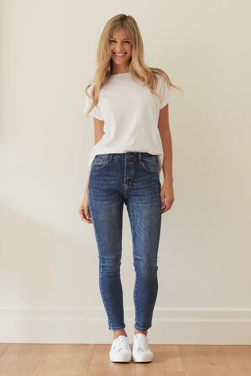 Italian Star - Emma Denim Jean - Dark Denim