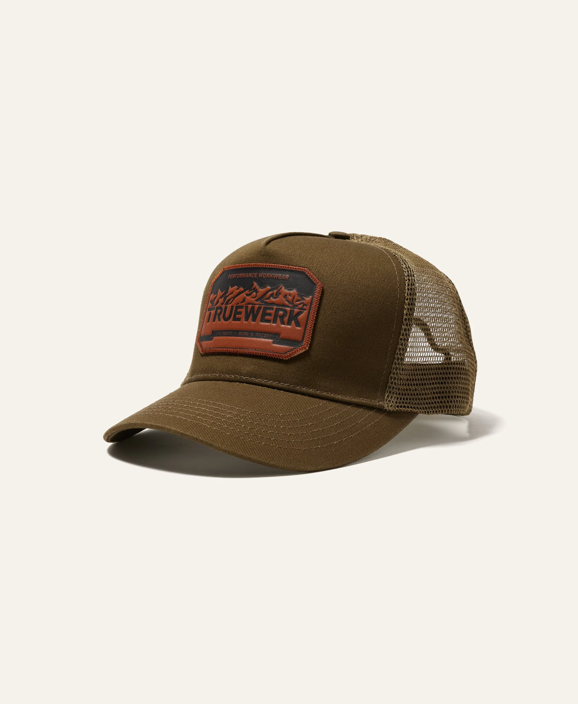 Leather Patch Trucker Hat