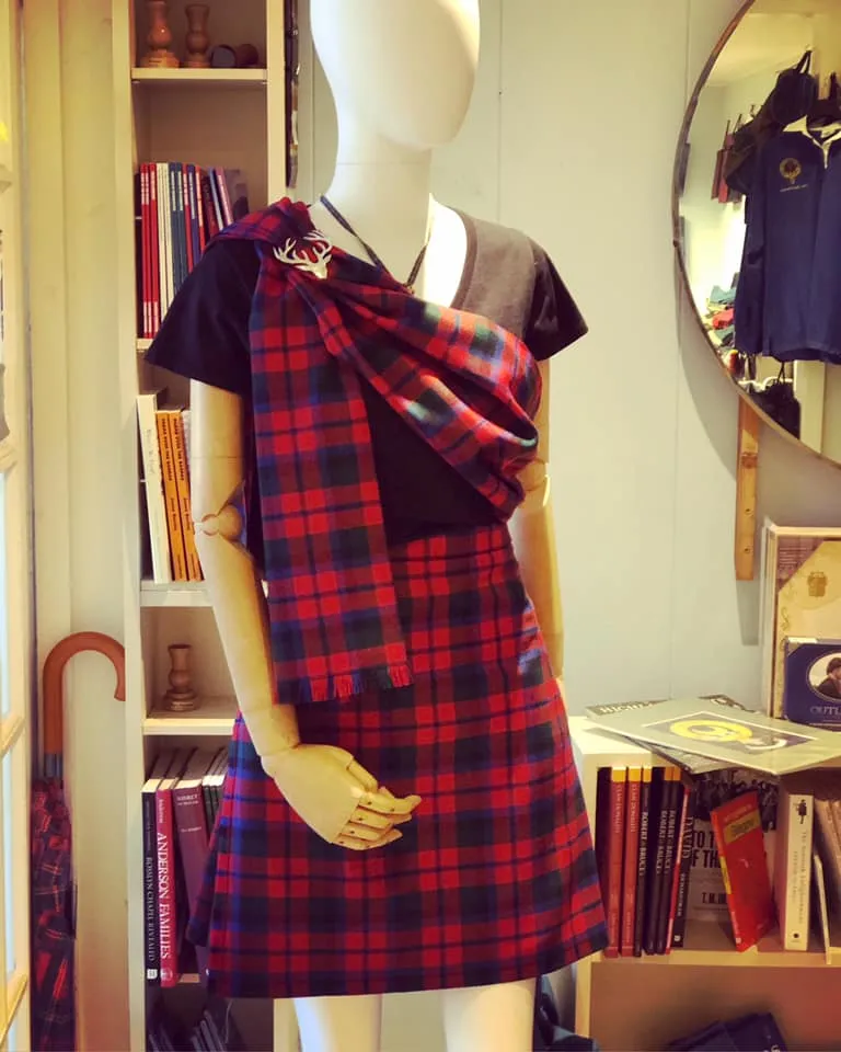 MacNaughton Modern Mini Kilt with Free Sash to Match