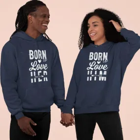 Matching Set Outfits: 'Born to Love Him/Her' - Chic and Cozy Couple Attire