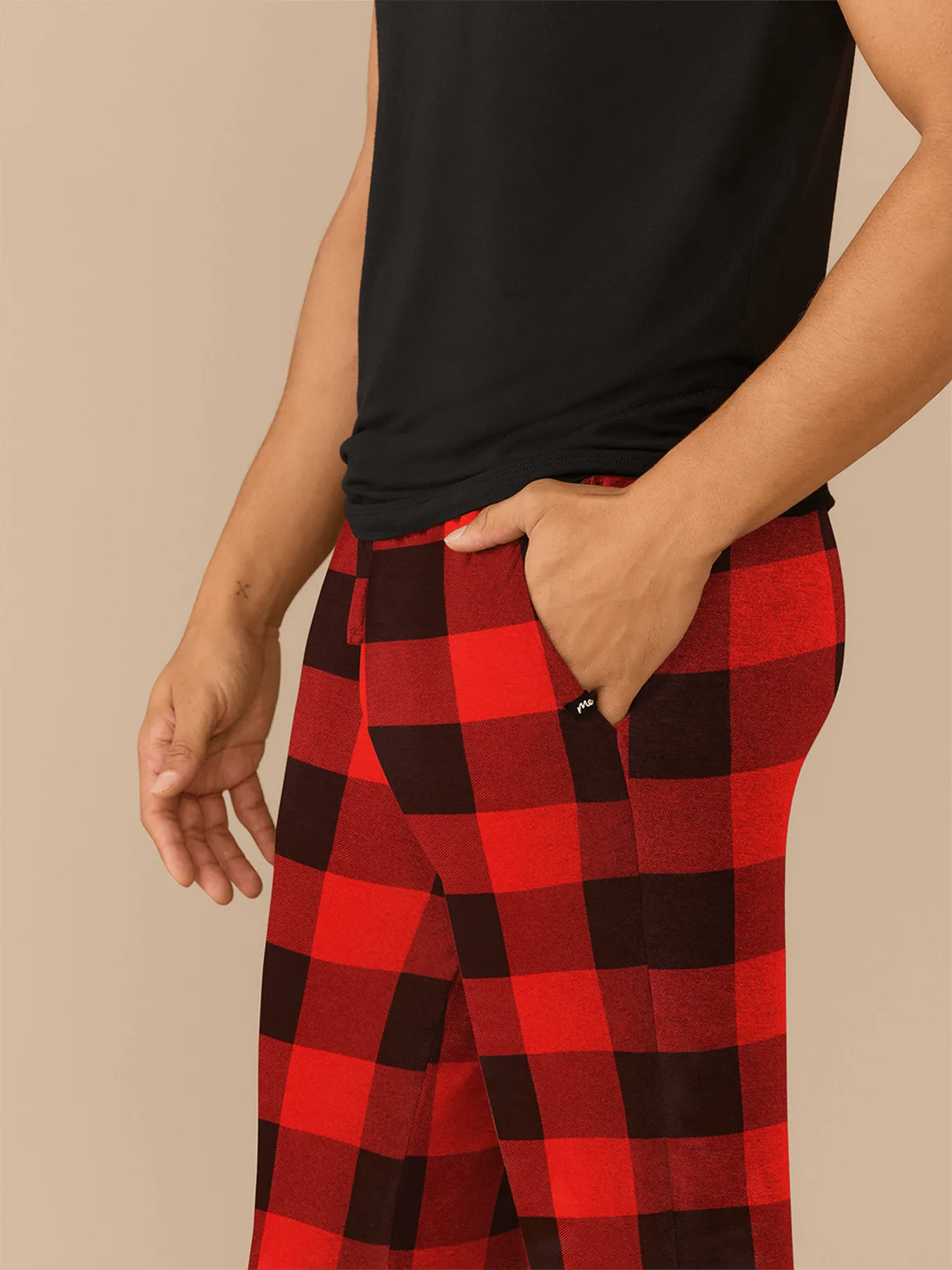 Men's Modal Jogger | Buffalo Plaid