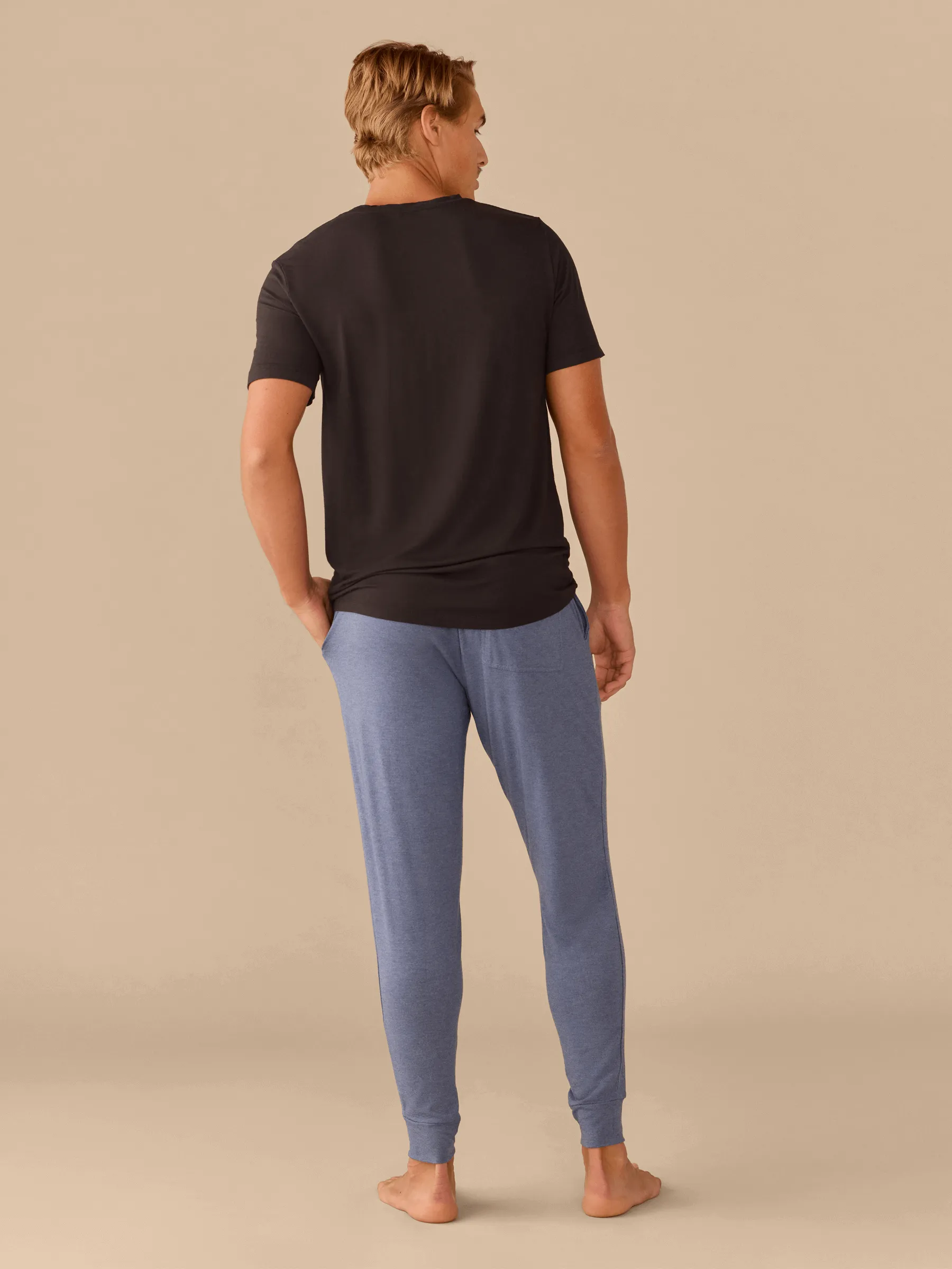 Men's Modal Jogger | Heather Navy