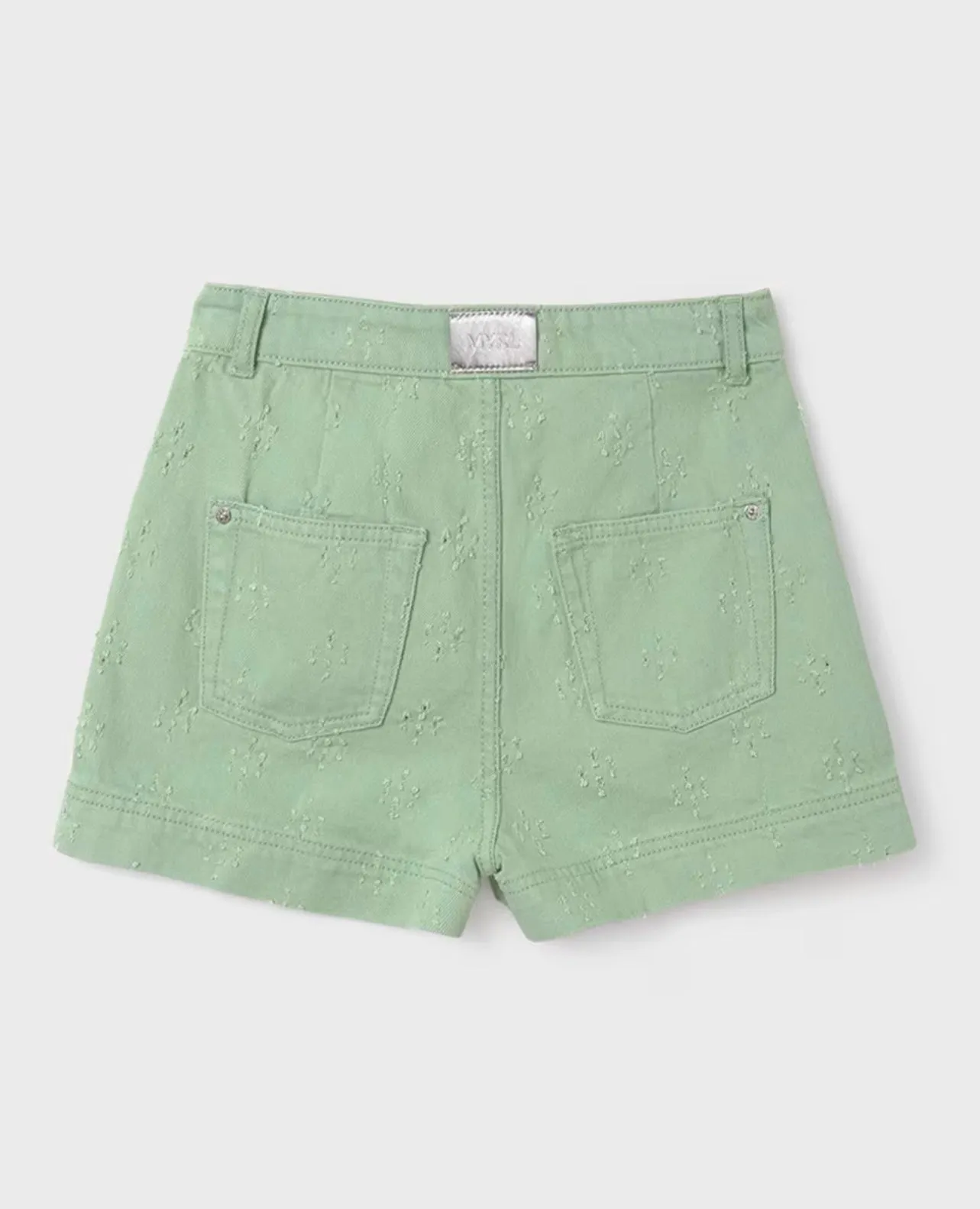 Mint Denim Shorts