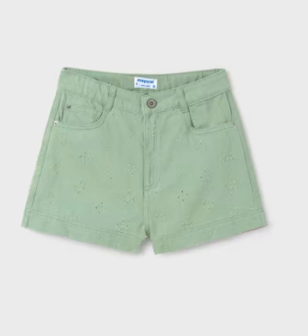 Mint Denim Shorts