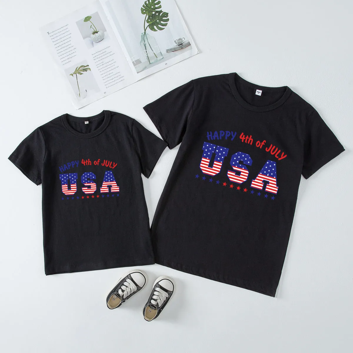 Mommy and Me 4th Of July Short Sleeve Shirts