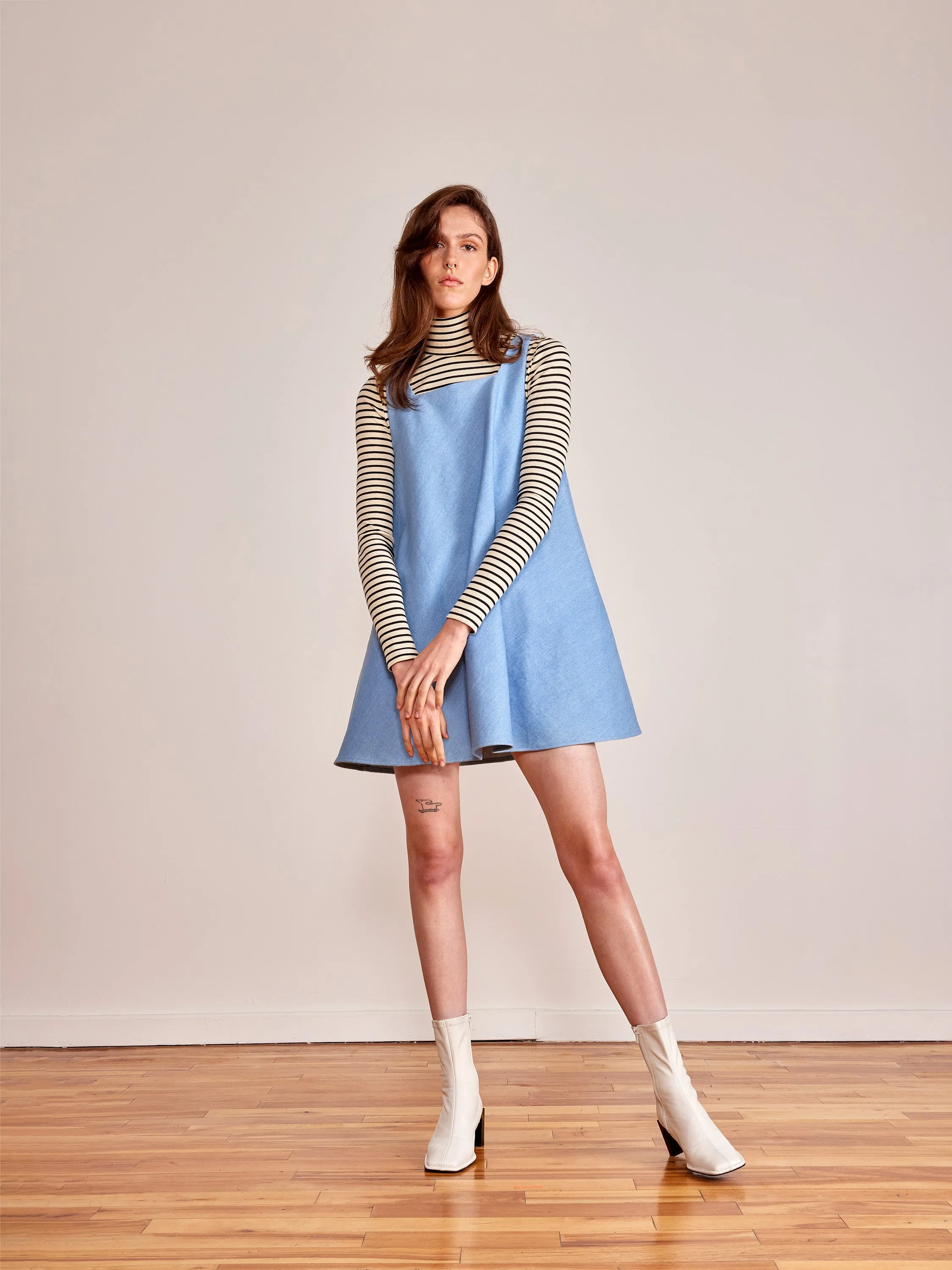 NILI blue denim dress