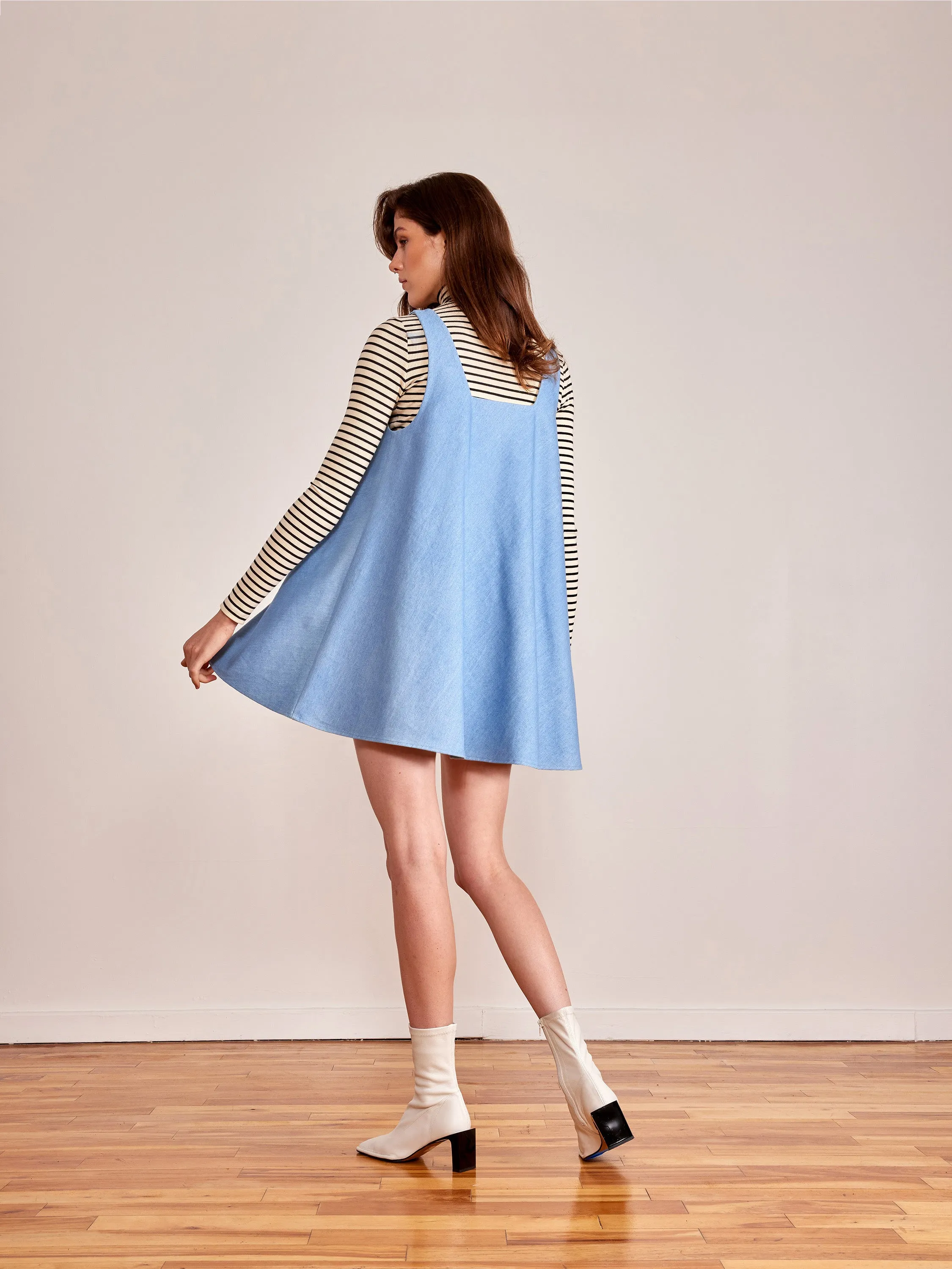 NILI blue denim dress