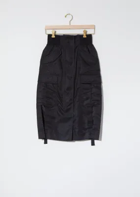 Nylon Twill Skirt