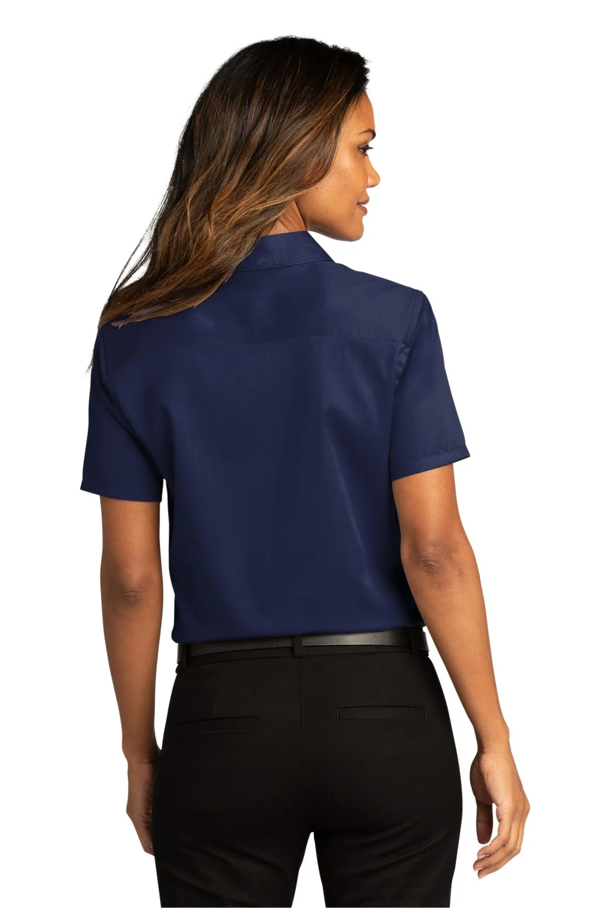 Port Authority Ladies Short Sleeve SuperPro React™Twill Shirt. LW809