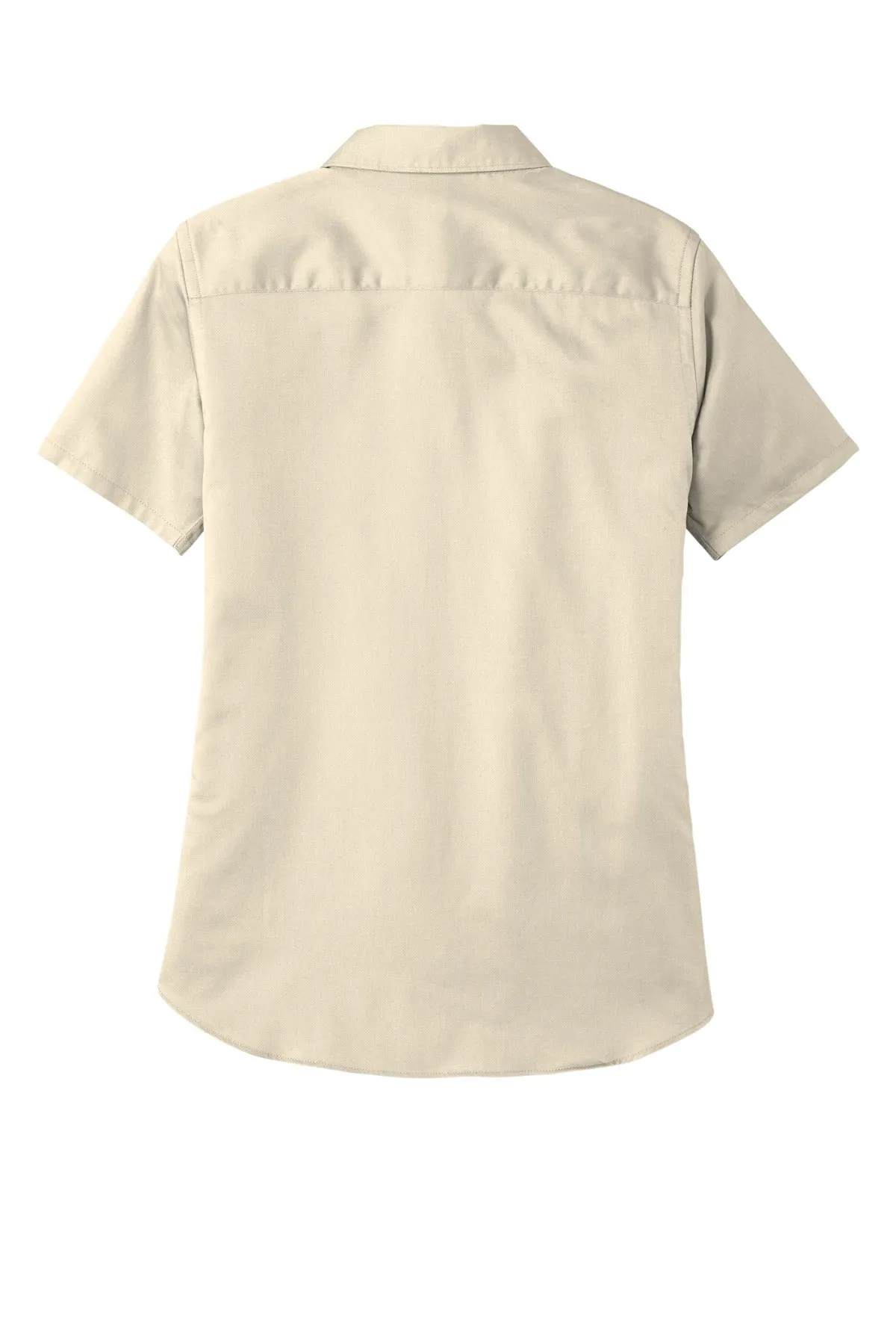 Port Authority Ladies Short Sleeve SuperPro React™Twill Shirt. LW809