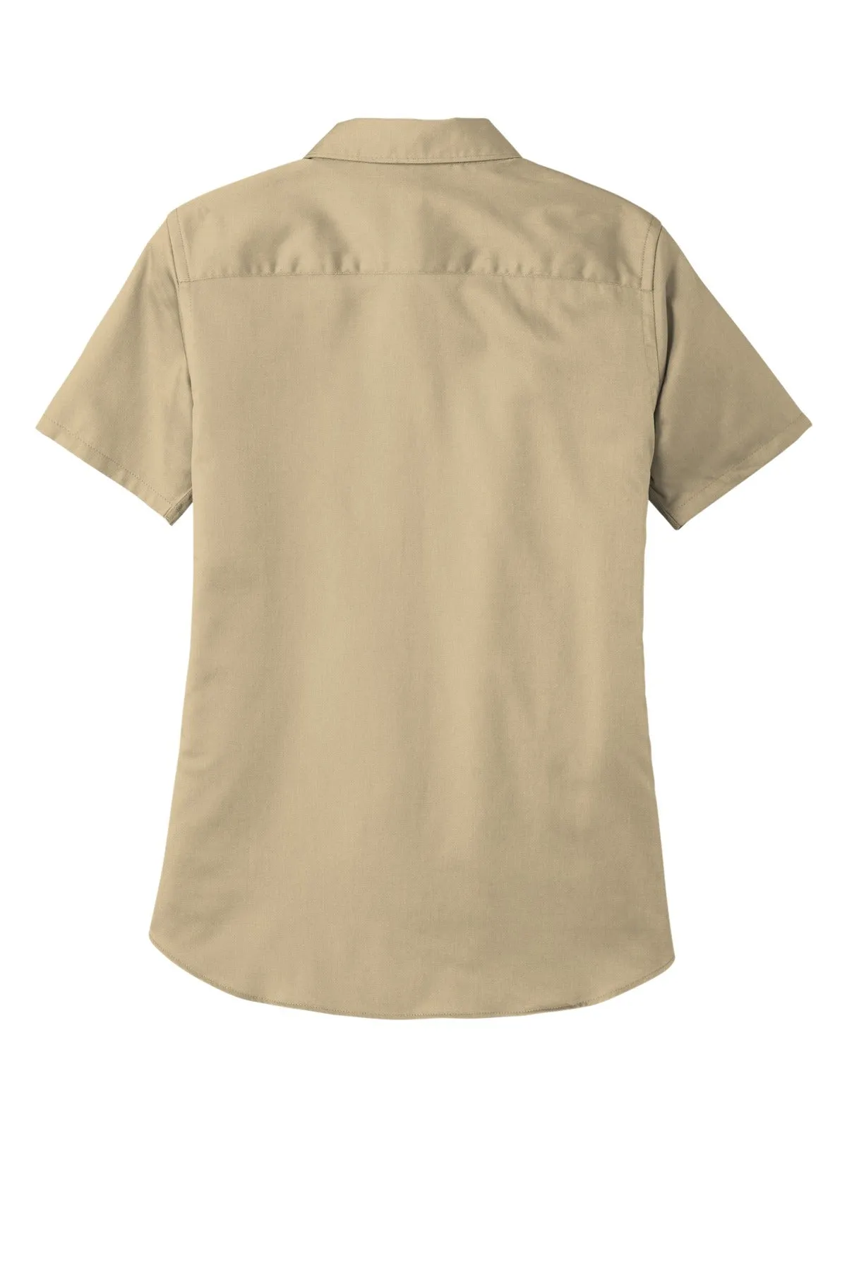 Port Authority Ladies Short Sleeve SuperPro React™Twill Shirt. LW809