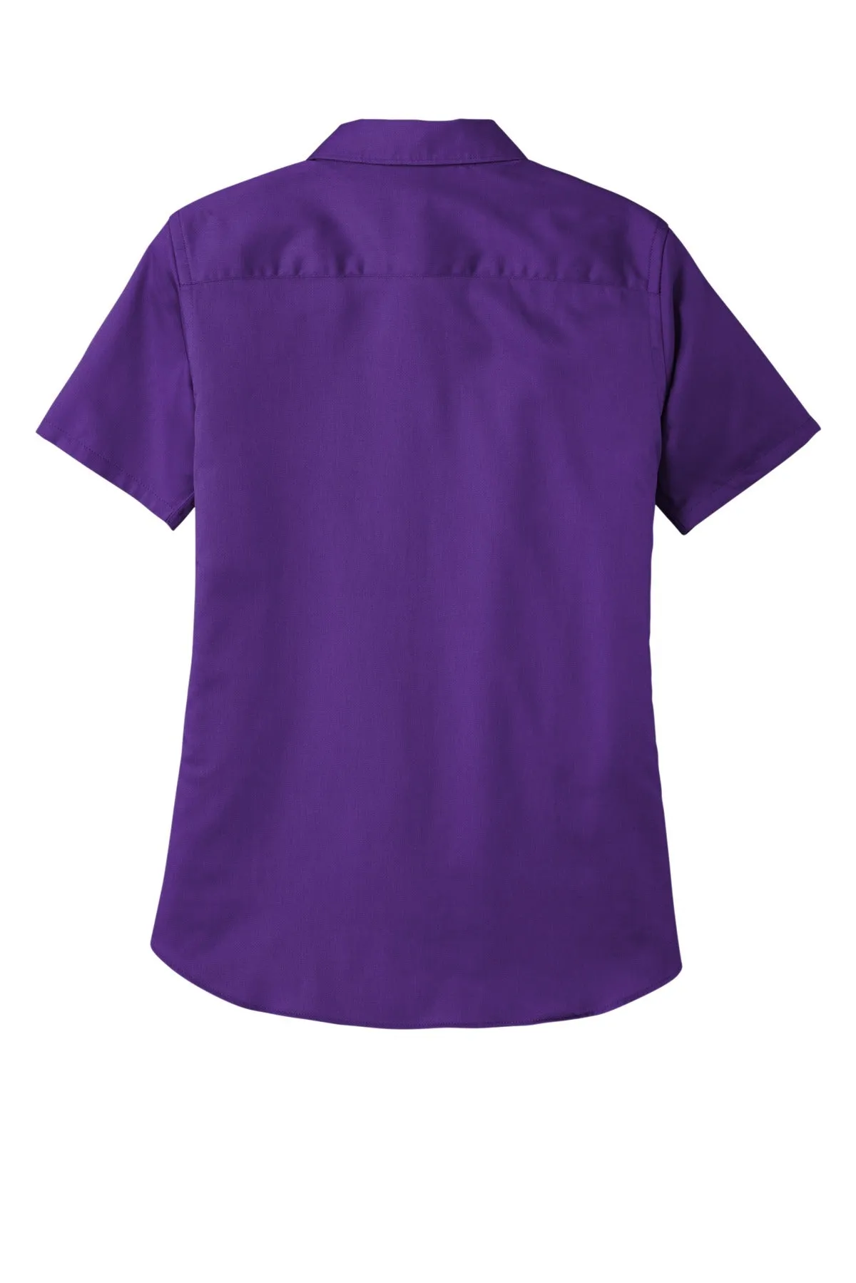 Port Authority Ladies Short Sleeve SuperPro React™Twill Shirt. LW809