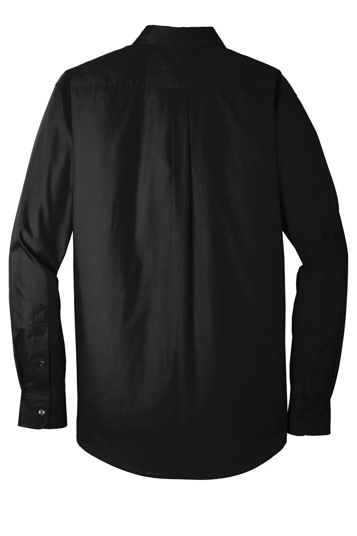 Port Authority Long Sleeve Carefree Poplin Shirt. W100