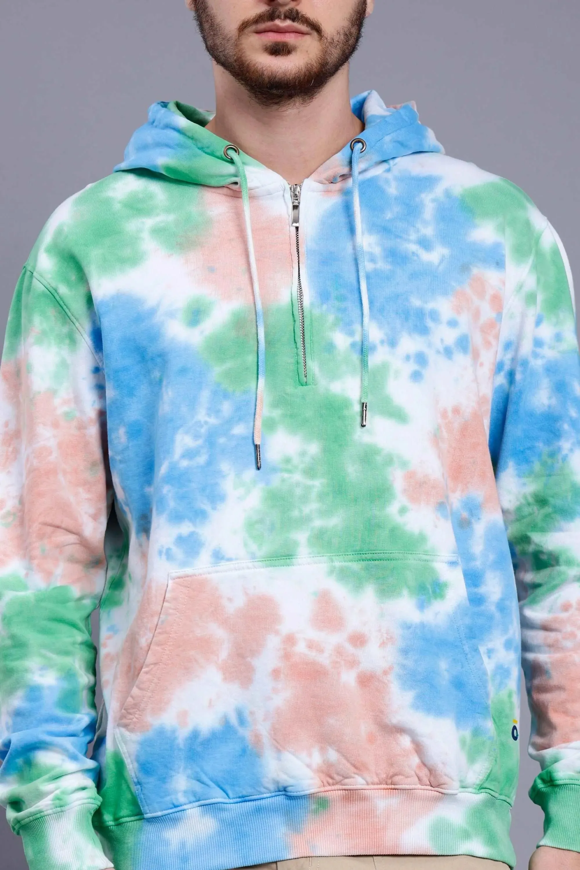 Regular Fit Tie Dye Premium Trendy Hoodie For Men