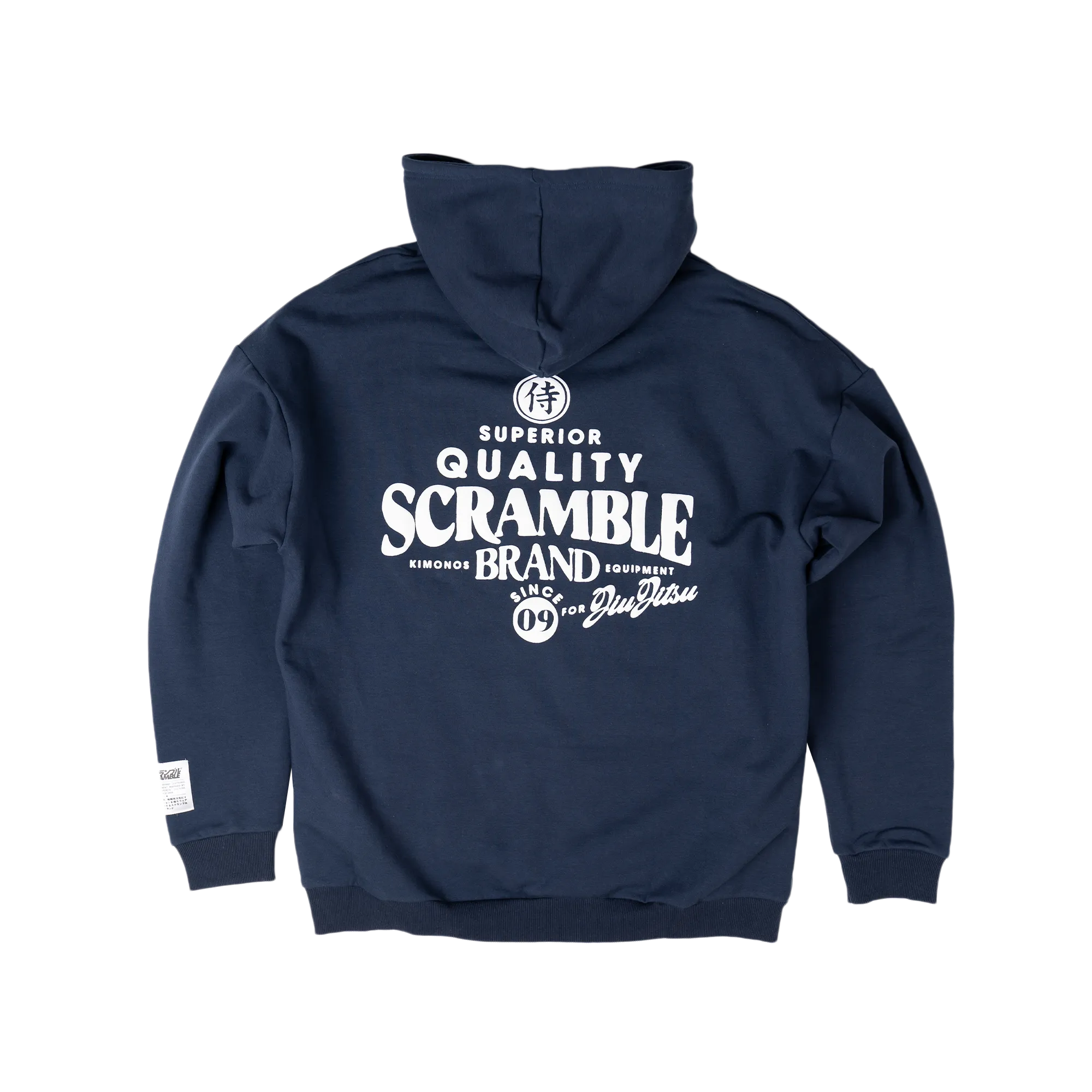 Scramble Puff Print Hoody - Blue