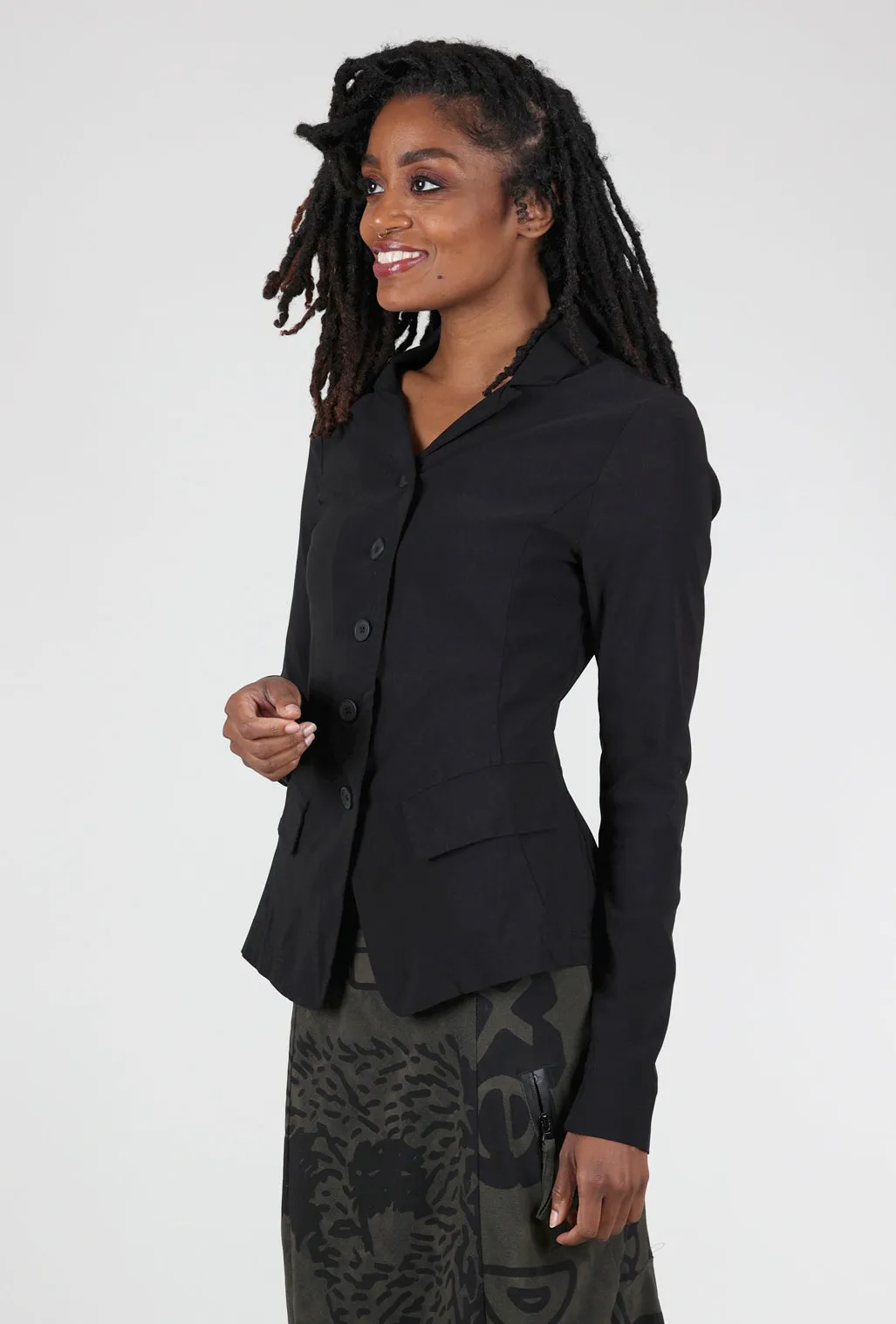 Signature Stretch Classic Blazer, Black