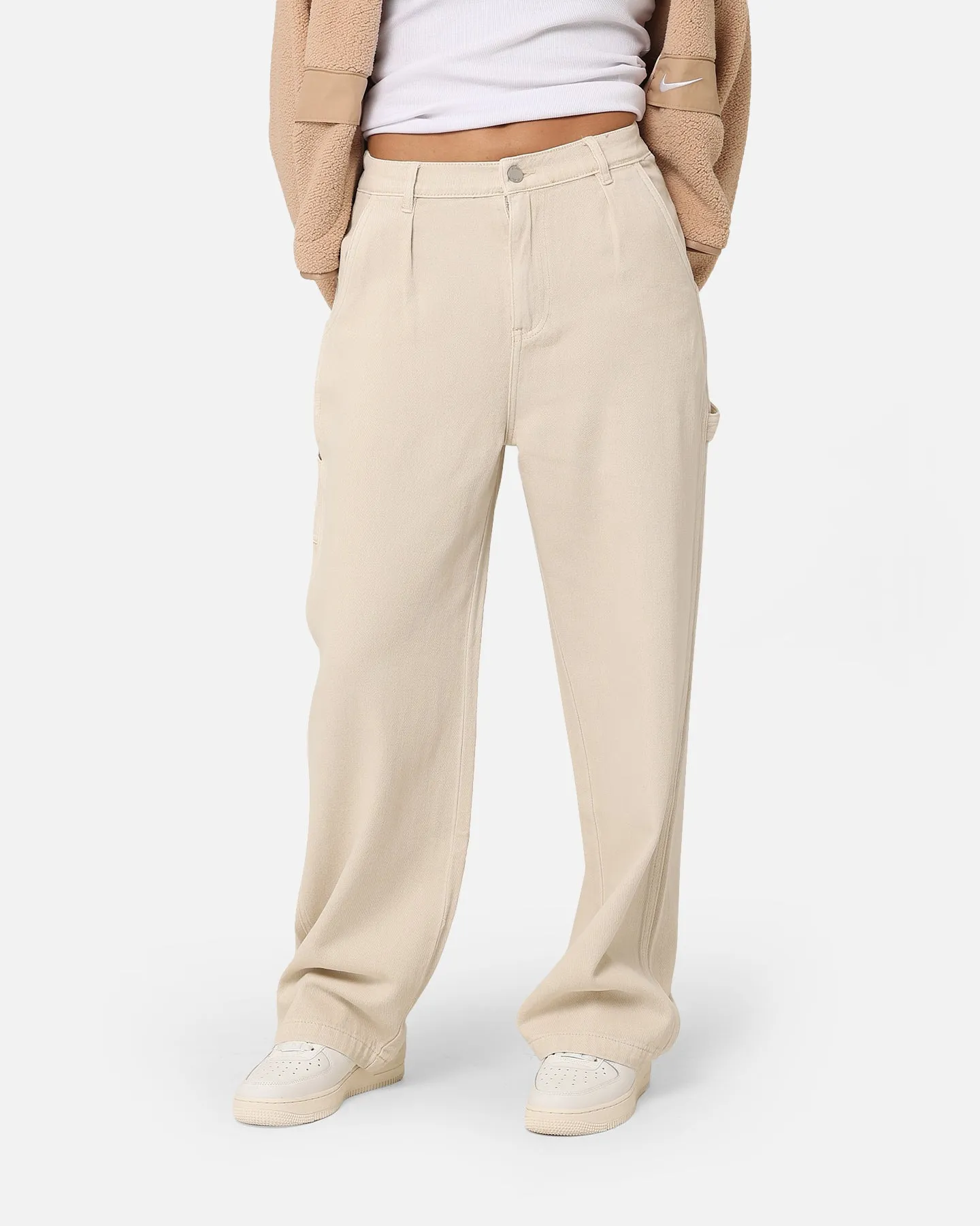 Stussy Women's Nevada Denim Pants Cream