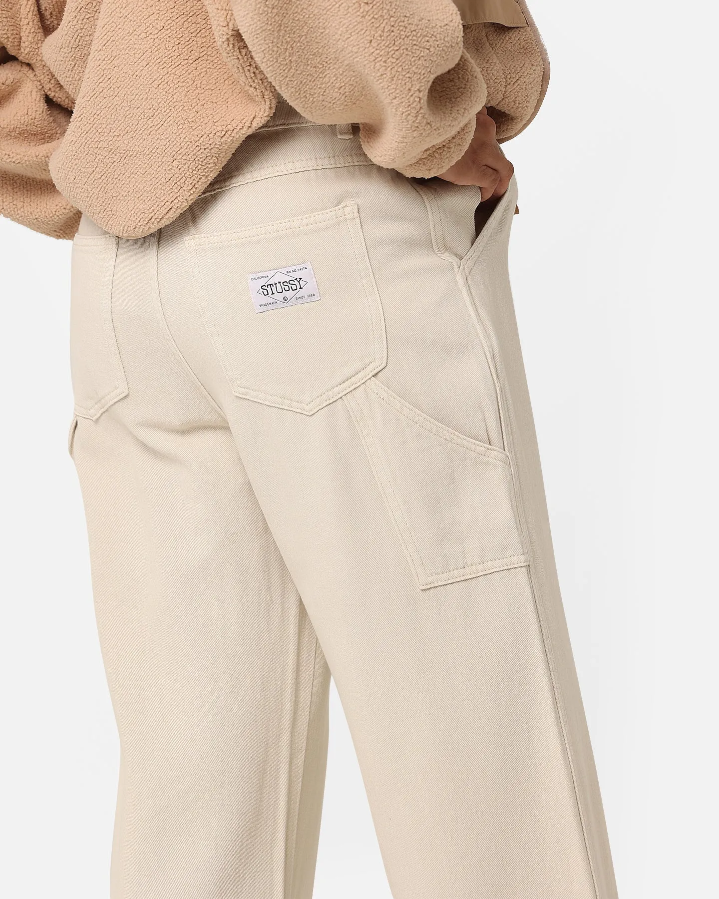 Stussy Women's Nevada Denim Pants Cream