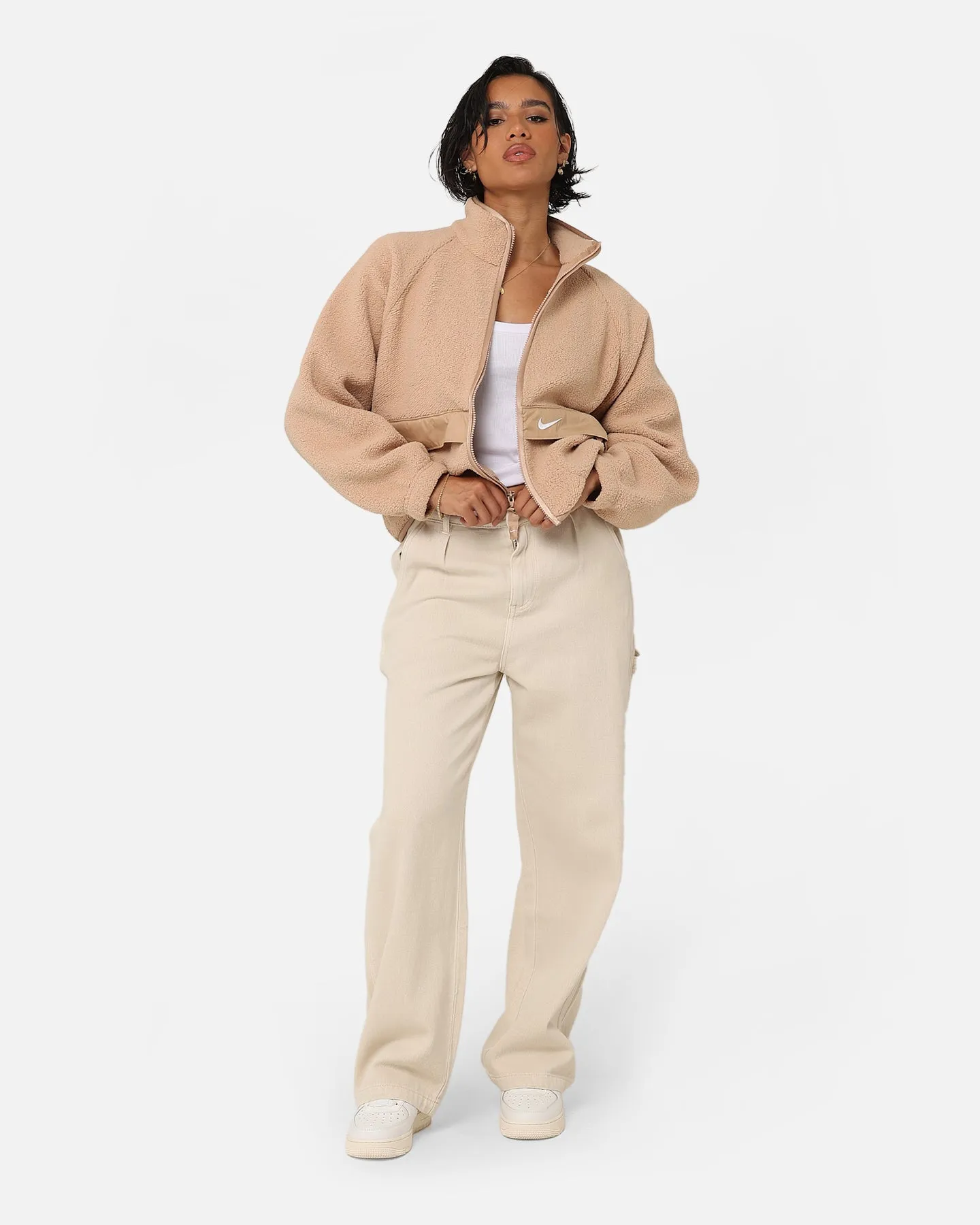 Stussy Women's Nevada Denim Pants Cream