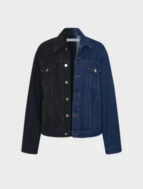 The Classic Denim Jacket Black Dark Blue