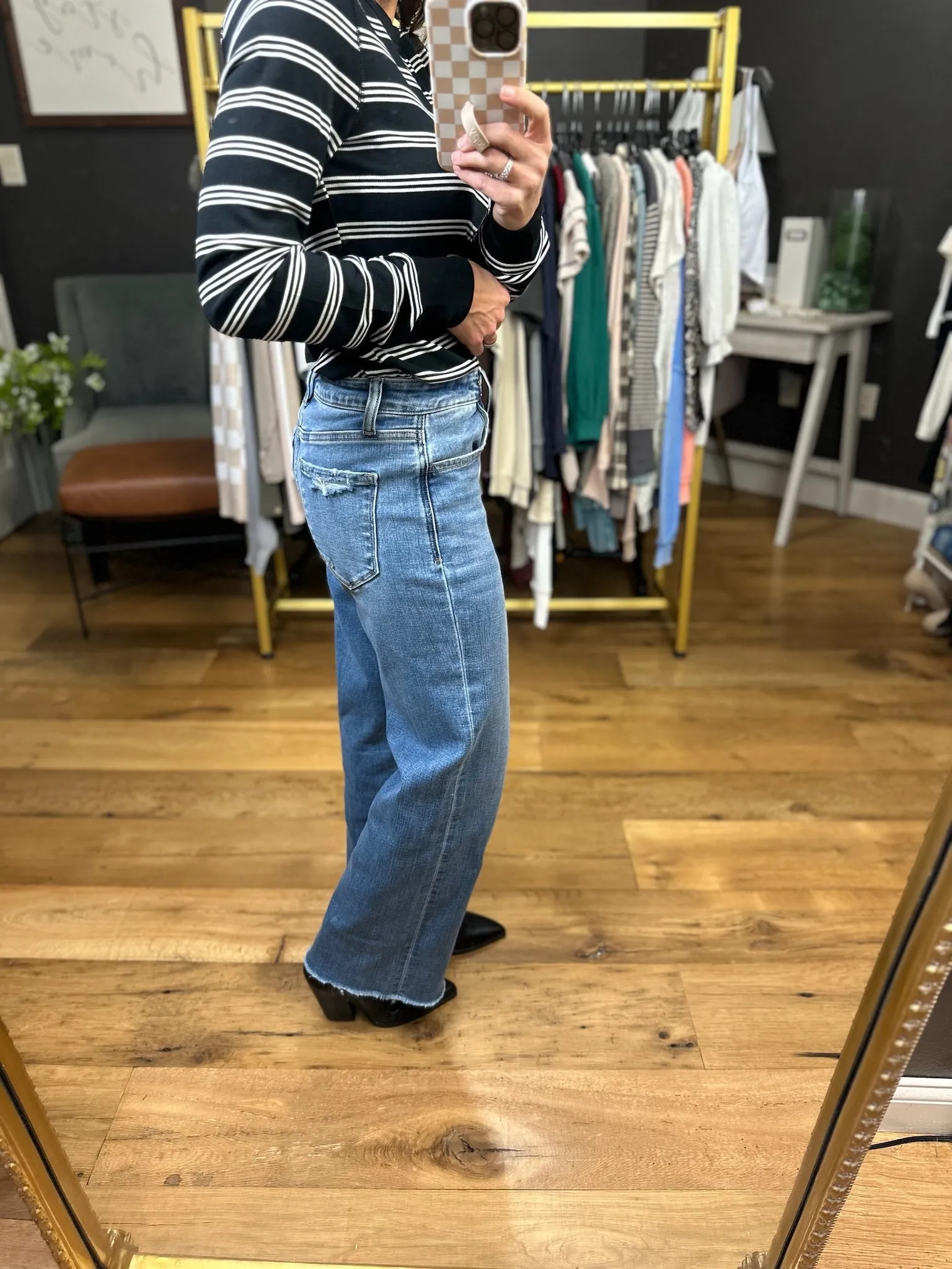 The Maisy High Rise Ankle Dad Jean