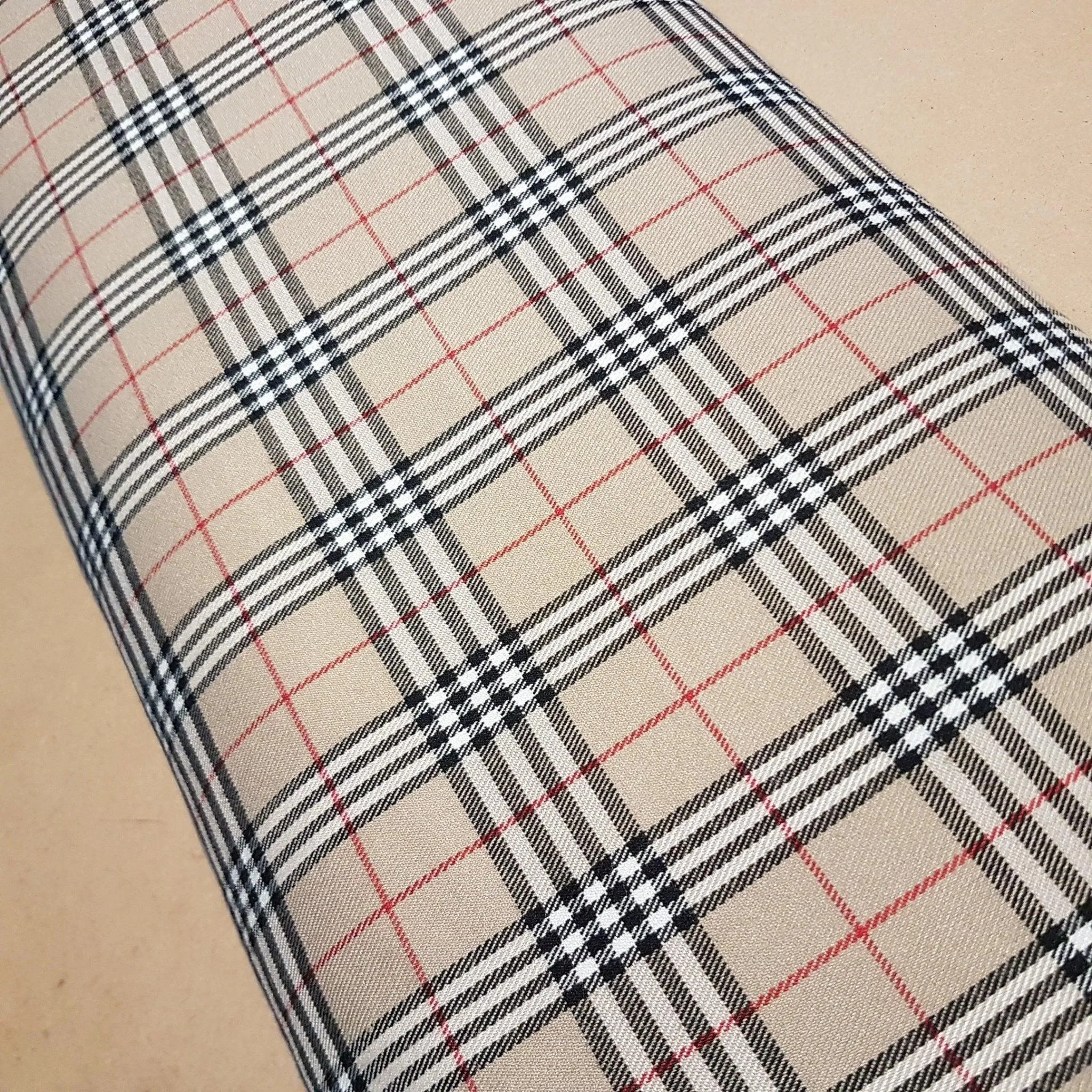 Thompson Tartan, Caramel Modern Tartan Fabric