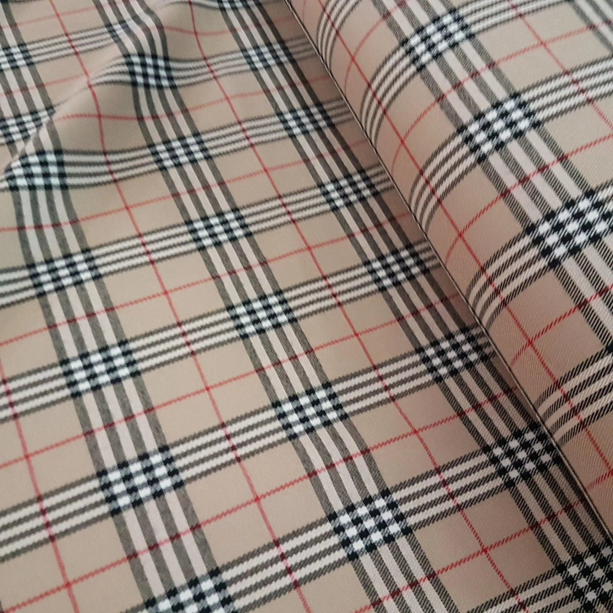 Thompson Tartan, Caramel Modern Tartan Fabric