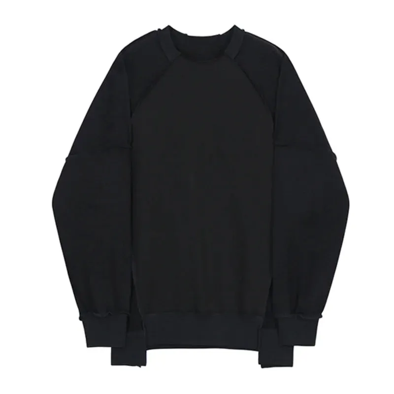 xiangtuibao Loose Men's Round Neck Sweatshirt Trendy Ins Korean Oversized Top New Pullover Niche Long Sleeve Male Clothing 2Y2434